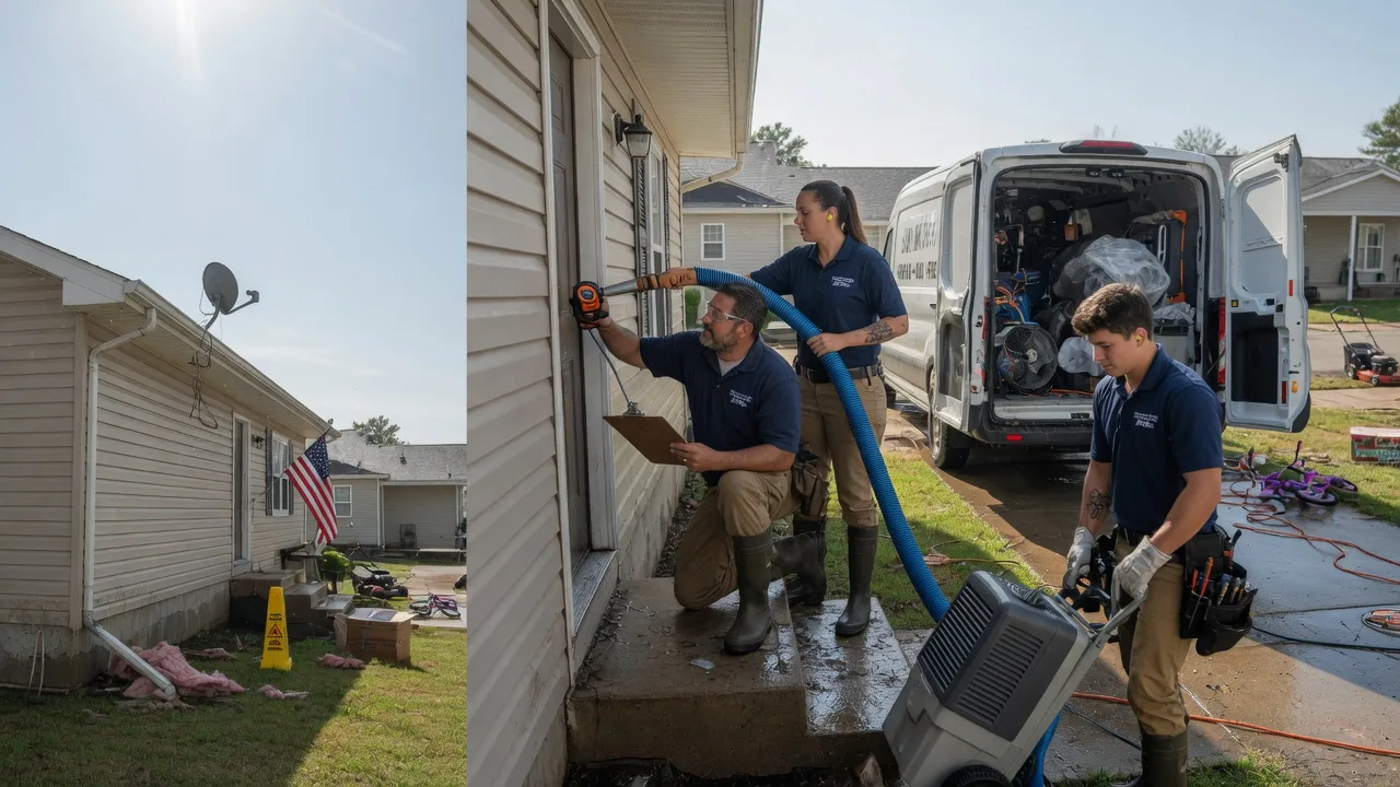 Ceiling Water Damage Restoration in Linwood, MI near me